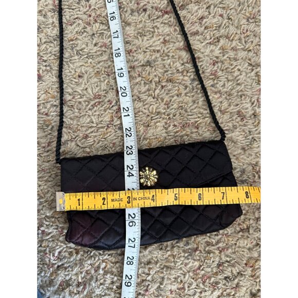 Lancome Black Purse made for‎ Lancome vintage shoulder strap small quilted - Picture 8 of 8